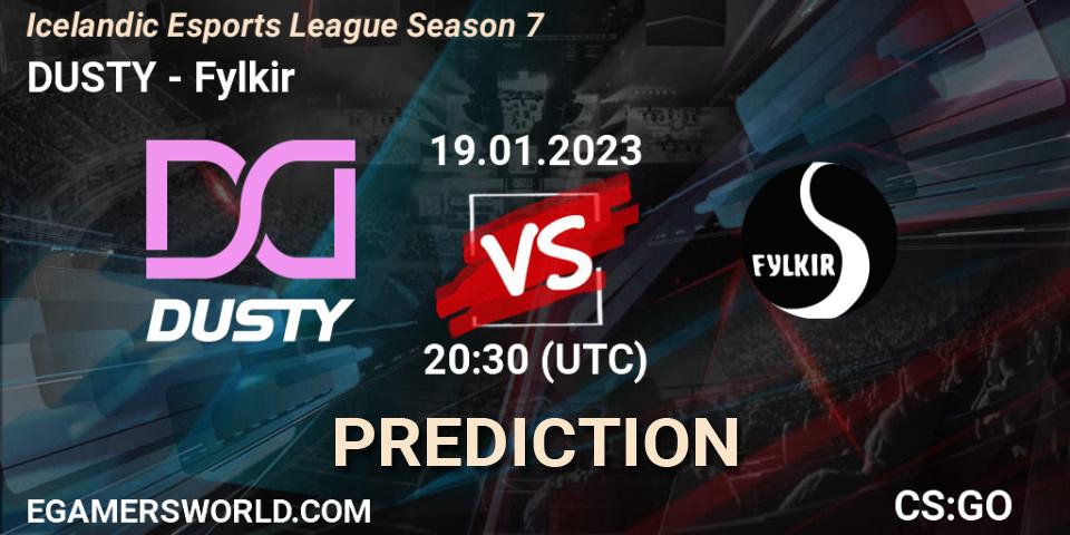 DUSTY - Fylkir: Maç tahminleri. 19.01.2023 at 20:30, Counter-Strike (CS2), Icelandic Esports League Season 7