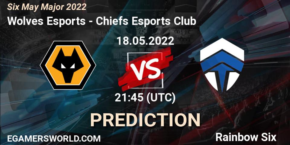 Wolves Esports - Chiefs Esports Club: Maç tahminleri. 18.05.2022 at 21:45, Rainbow Six, Six Charlotte Major 2022