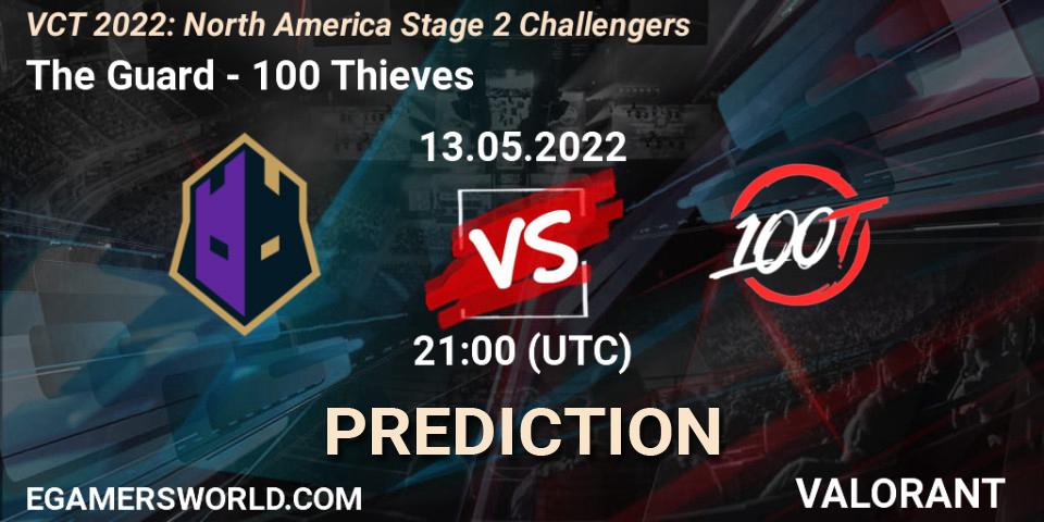 The Guard - 100 Thieves: Maç tahminleri. 13.05.2022 at 20:15, VALORANT, VCT 2022: North America Stage 2 Challengers