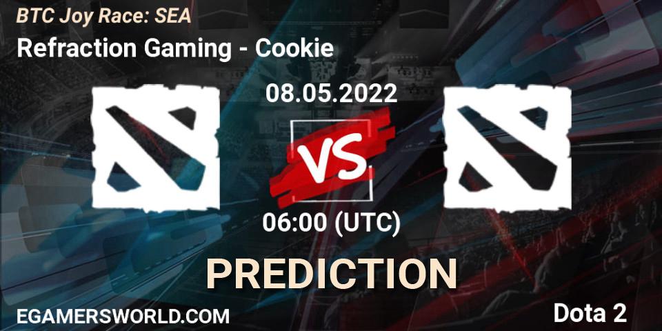 Refraction Gaming - Cookie: Maç tahminleri. 08.05.2022 at 06:17, Dota 2, BTC Joy Race: SEA