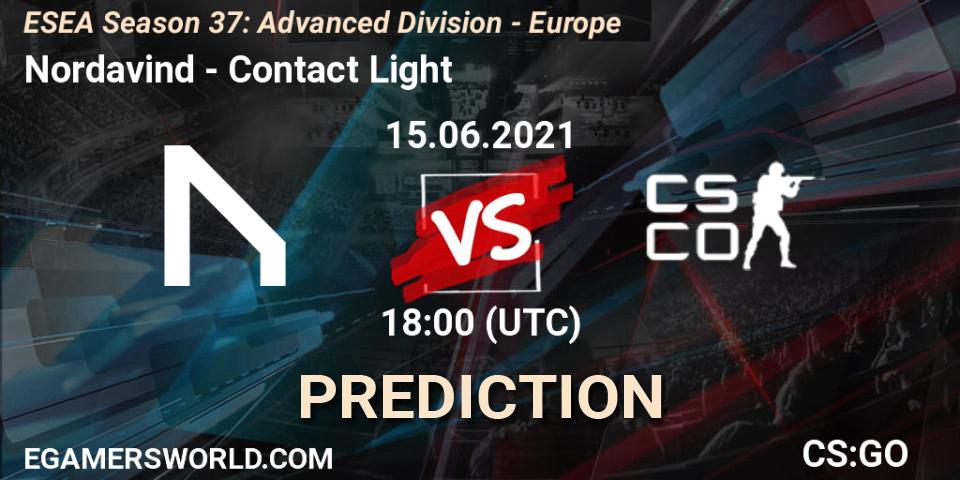 Nordavind - Contact Light: Maç tahminleri. 15.06.21, CS2 (CS:GO), ESEA Season 37: Advanced Division - Europe