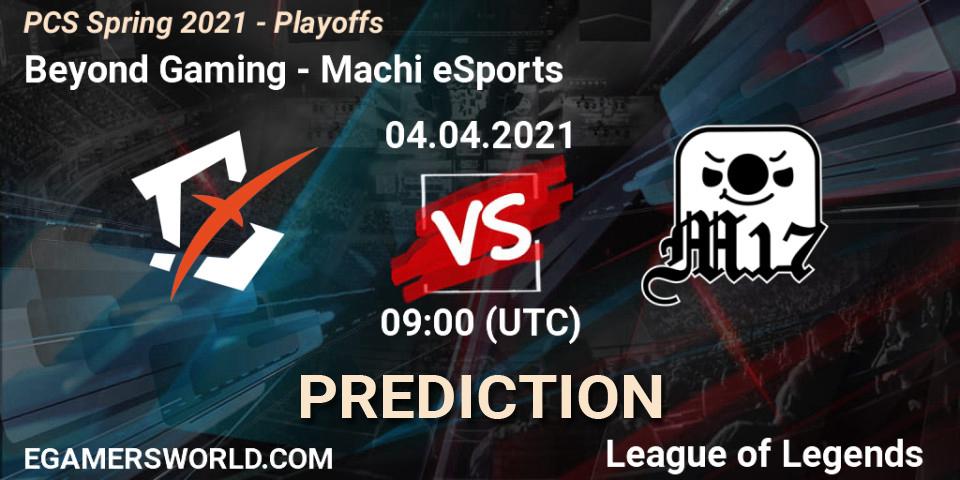 Beyond Gaming - Machi eSports: Maç tahminleri. 04.04.2021 at 09:00, LoL, PCS Spring 2021 - Playoffs