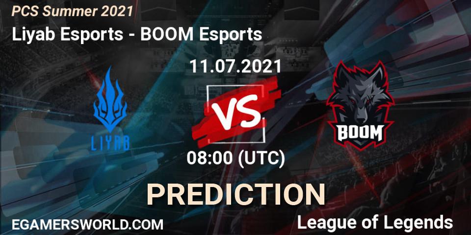 Liyab Esports - BOOM Esports: Maç tahminleri. 11.07.2021 at 08:00, LoL, PCS Summer 2021