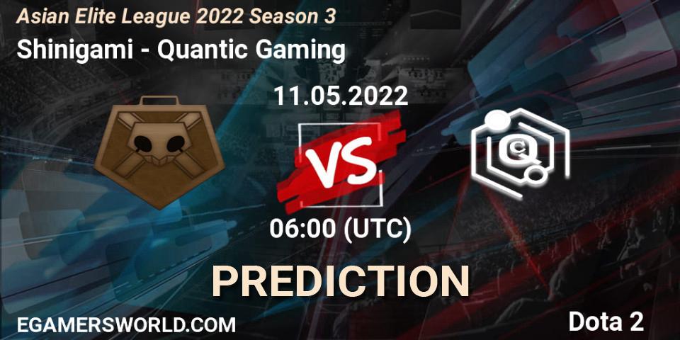Shinigami - Quantic Gaming: Maç tahminleri. 11.05.2022 at 05:53, Dota 2, Asian Elite League 2022 Season 3