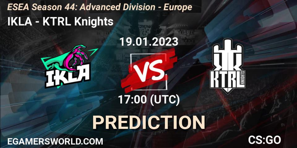 IKLA - Juggernauts: Maç tahminleri. 03.02.23, CS2 (CS:GO), ESEA Season 44: Advanced Division - Europe