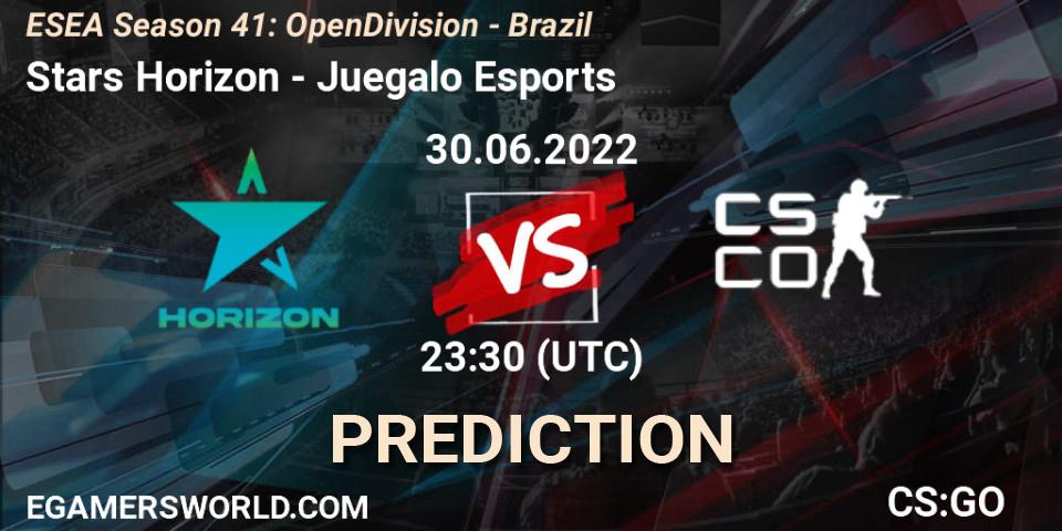 Stars Horizon - Juegalo Esports: Maç tahminleri. 30.06.2022 at 23:00, Counter-Strike (CS2), ESEA Season 41: Open Division - Brazil