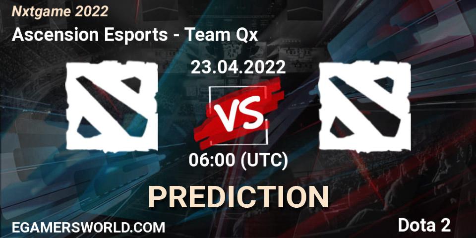 Ascension Esports - Team Qx: Maç tahminleri. 23.04.2022 at 05:54, Dota 2, Nxtgame 2022