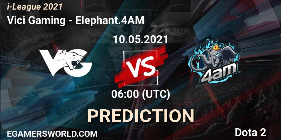 Vici Gaming - Elephant.4AM: Maç tahminleri. 10.05.2021 at 06:06, Dota 2, i-League 2021 Season 1