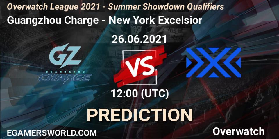 Guangzhou Charge - New York Excelsior: Maç tahminleri. 26.06.2021 at 12:00, Overwatch, Overwatch League 2021 - Summer Showdown Qualifiers