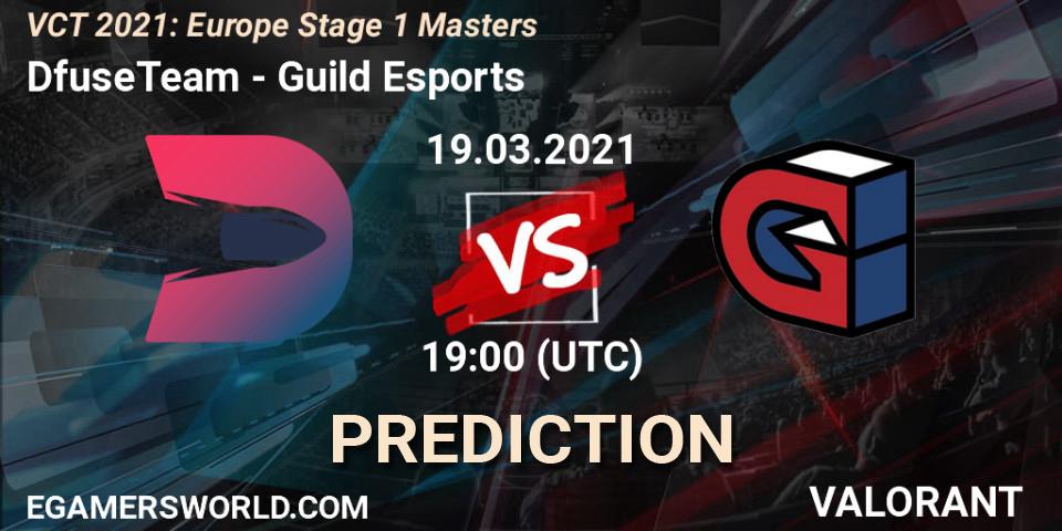 DfuseTeam - Guild Esports: Maç tahminleri. 19.03.2021 at 19:00, VALORANT, VCT 2021: Europe Stage 1 Masters