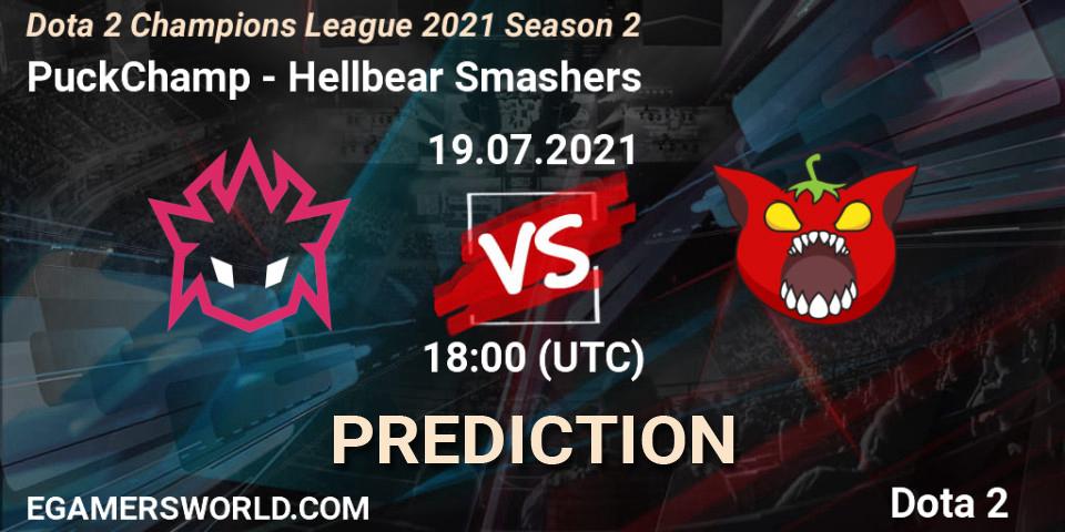 PuckChamp - Hellbear Smashers: Maç tahminleri. 19.07.2021 at 17:58, Dota 2, Dota 2 Champions League 2021 Season 2