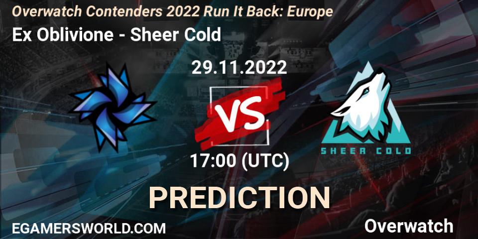 Ex Oblivione - Sheer Cold: Maç tahminleri. 08.12.2022 at 17:00, Overwatch, Overwatch Contenders 2022 Run It Back: Europe