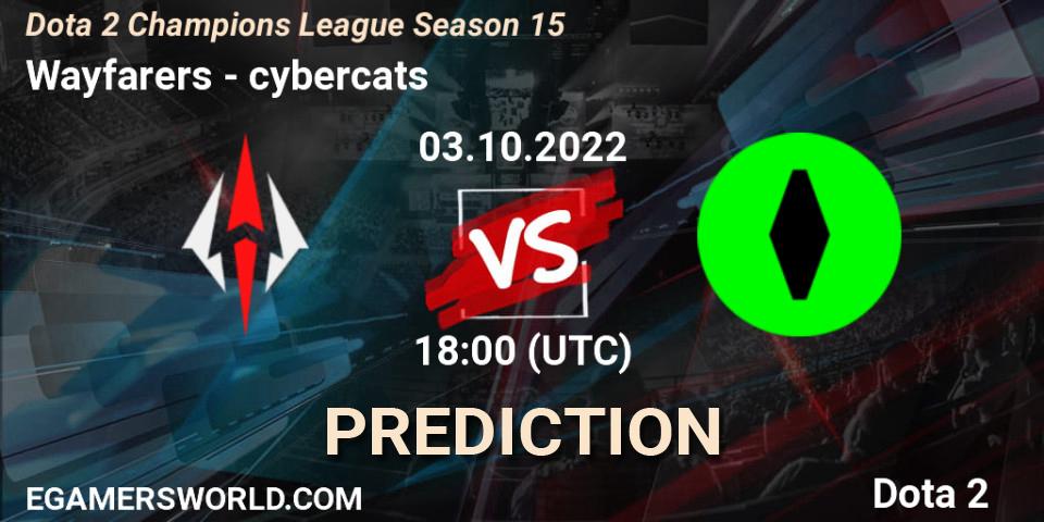 Wayfarers - cybercats: Maç tahminleri. 03.10.2022 at 18:07, Dota 2, Dota 2 Champions League Season 15