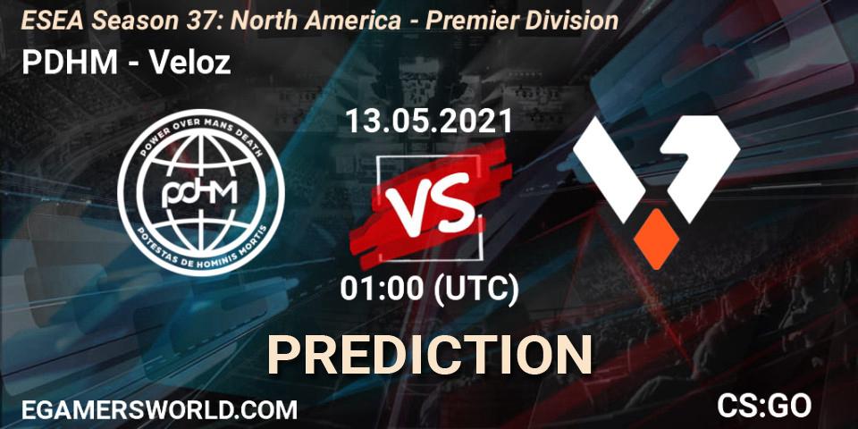 PDHM - Veloz: Maç tahminleri. 13.05.2021 at 01:00, Counter-Strike (CS2), ESEA Season 37: North America - Premier Division