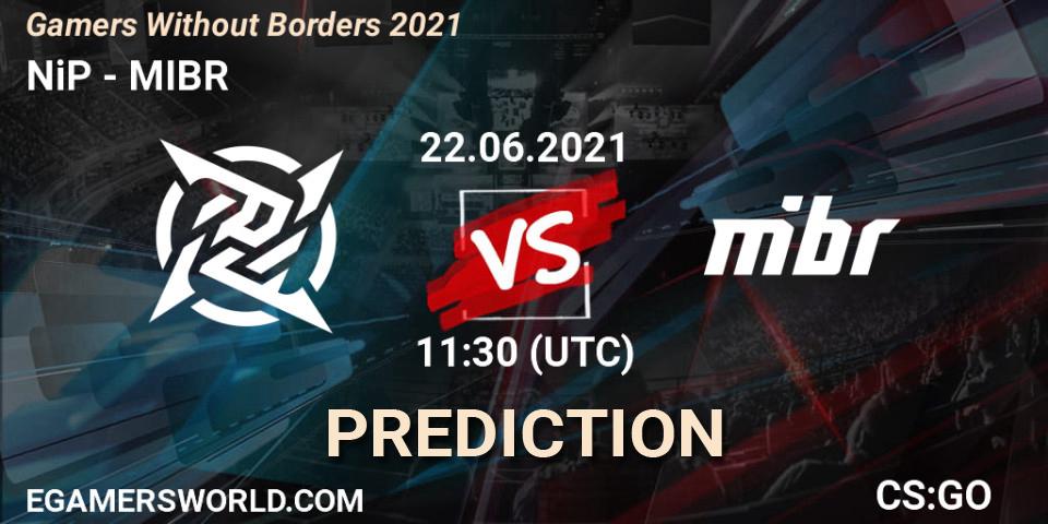 NiP - MIBR: Maç tahminleri. 22.06.21, CS2 (CS:GO), Gamers Without Borders 2021
