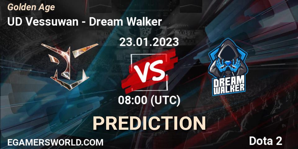 UD Vessuwan - Dream Walker: Maç tahminleri. 23.01.23, Dota 2, Golden Age