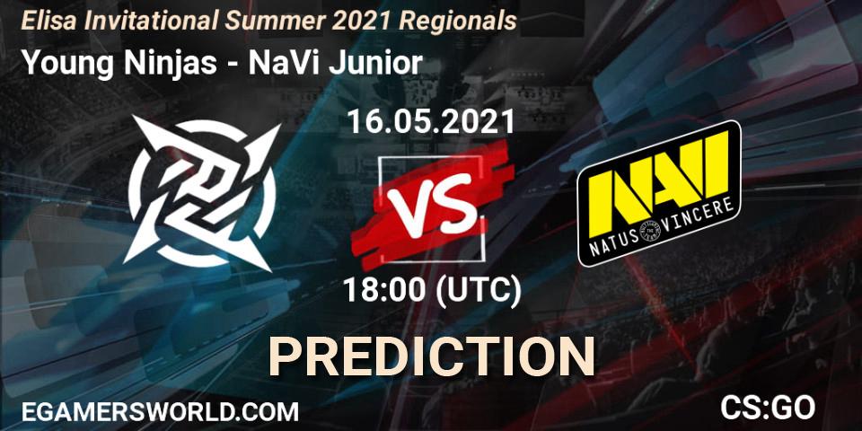 Young Ninjas - NaVi Junior: Maç tahminleri. 16.05.2021 at 18:00, Counter-Strike (CS2), Elisa Invitational Summer 2021 Regionals