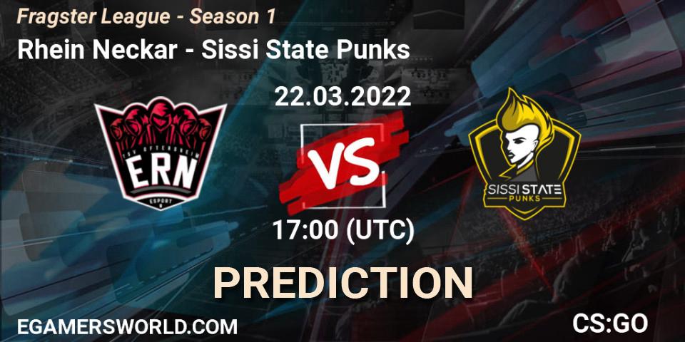 Rhein Neckar - Sissi State Punks: Maç tahminleri. 22.03.2022 at 17:00, Counter-Strike (CS2), Fragster League - Season 1