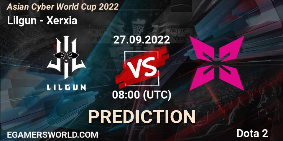Positive Vibes - Xerxia: Maç tahminleri. 27.09.2022 at 06:00, Dota 2, Asian Cyber World Cup 2022