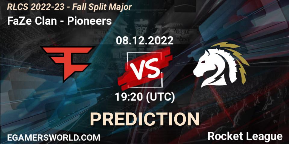 FaZe Clan - Pioneers: Maç tahminleri. 08.12.22, Rocket League, RLCS 2022-23 - Fall Split Major