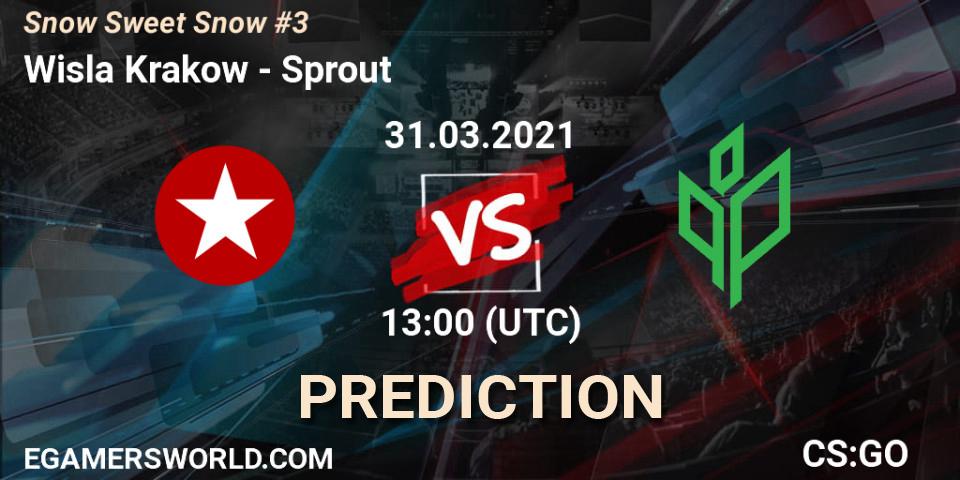 Wisla Krakow - Sprout: Maç tahminleri. 31.03.2021 at 13:00, Counter-Strike (CS2), Snow Sweet Snow #3