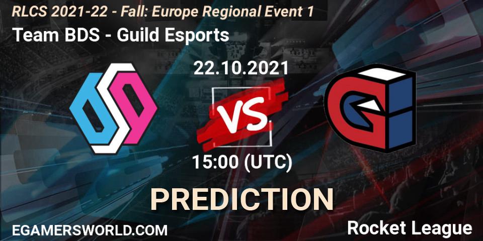Team BDS - Guild Esports: Maç tahminleri. 22.10.2021 at 15:00, Rocket League, RLCS 2021-22 - Fall: Europe Regional Event 1