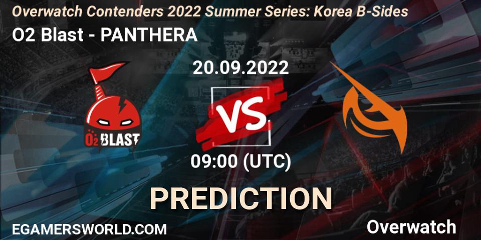 O2 Blast - PANTHERA: Maç tahminleri. 20.09.2022 at 09:00, Overwatch, Overwatch Contenders 2022 Summer Series: Korea B-Sides
