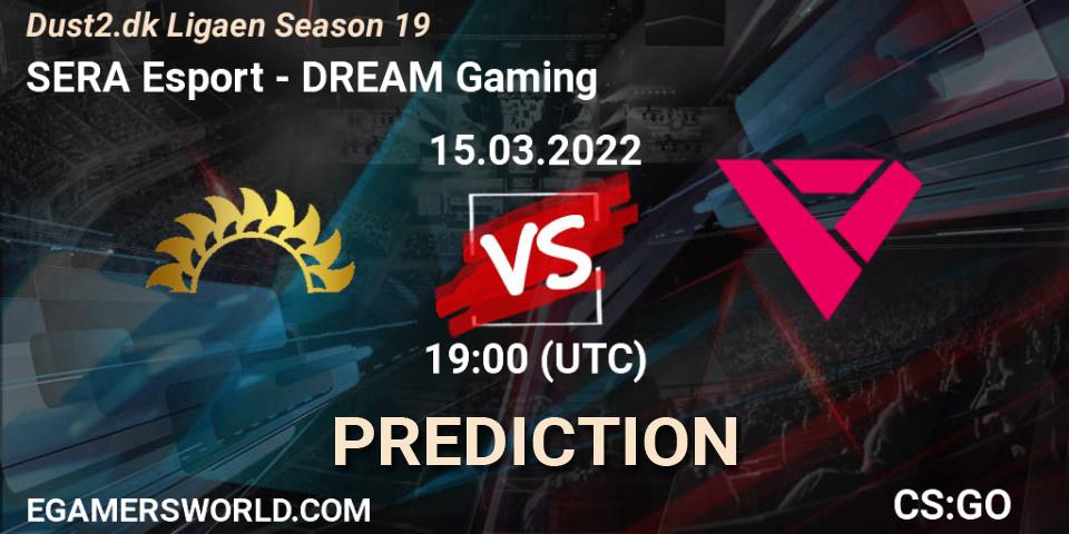 SERA Esport - DREAM Gaming: Maç tahminleri. 15.03.2022 at 19:00, Counter-Strike (CS2), Dust2.dk Ligaen Season 19