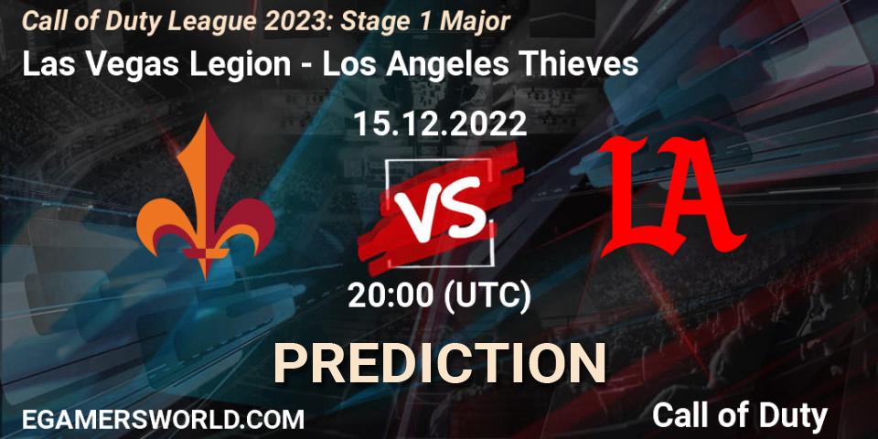 Las Vegas Legion - Los Angeles Thieves: Maç tahminleri. 15.12.2022 at 20:55, Call of Duty, Call of Duty League 2023: Stage 1 Major