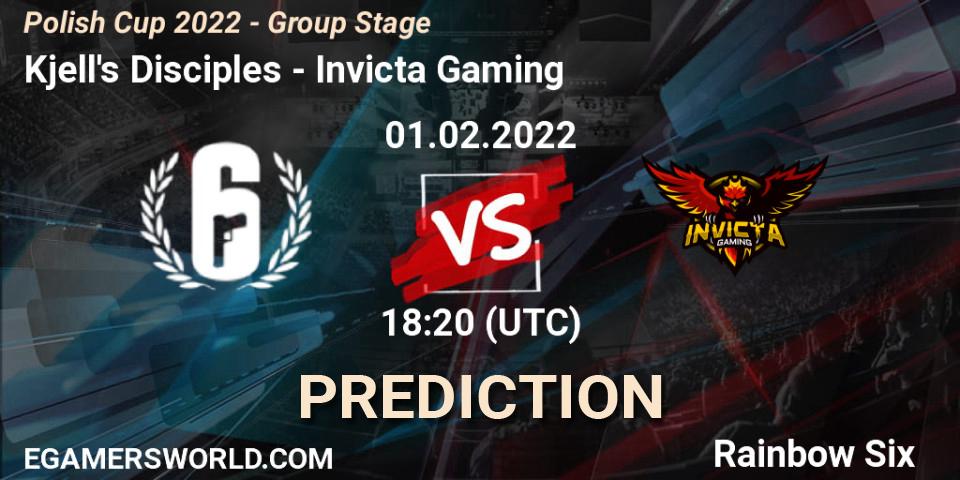Kjell's Disciples - Invicta Gaming: Maç tahminleri. 01.02.2022 at 18:20, Rainbow Six, Polish Cup 2022 - Group Stage