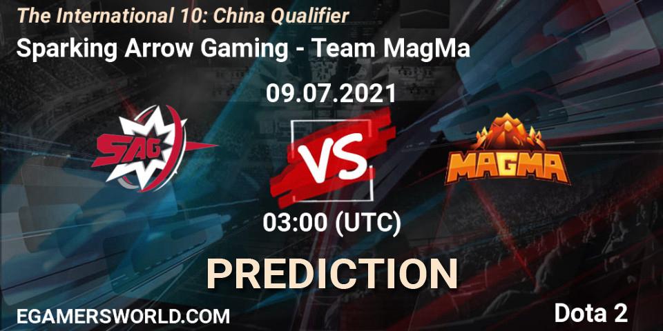 Sparking Arrow Gaming - Team MagMa: Maç tahminleri. 09.07.2021 at 03:01, Dota 2, The International 10: China Qualifier