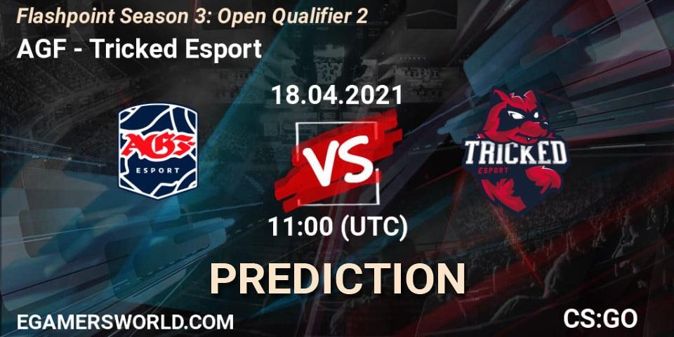 AGF - Tricked Esport: Maç tahminleri. 18.04.2021 at 11:05, Counter-Strike (CS2), Flashpoint Season 3: Open Qualifier 2