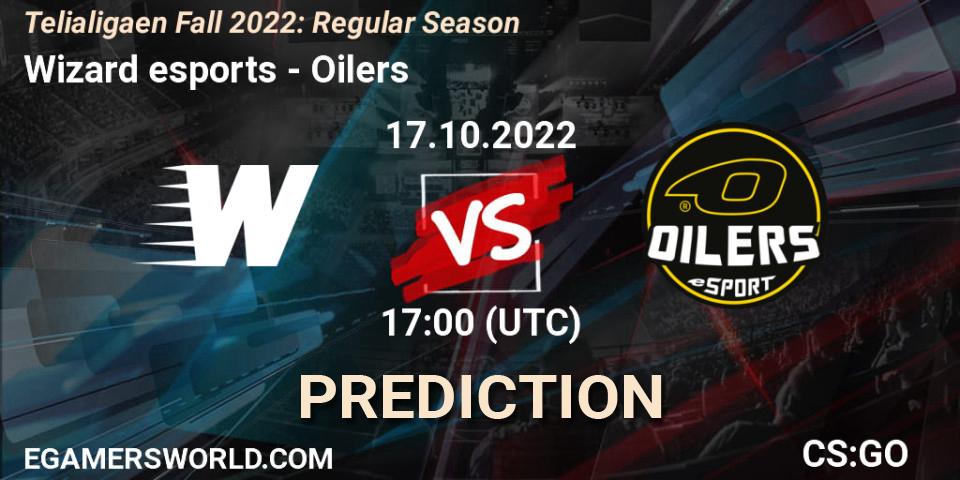 Wizard esports - Oilers: Maç tahminleri. 17.10.2022 at 16:00, Counter-Strike (CS2), Telialigaen Fall 2022: Regular Season