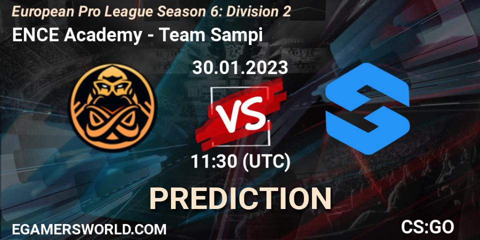ENCE Academy - Team Sampi: Maç tahminleri. 30.01.2023 at 11:30, Counter-Strike (CS2), European Pro League Season 6: Division 2