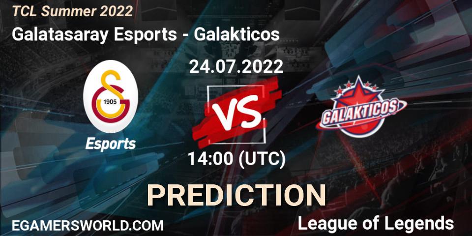 Galatasaray Esports - Galakticos: Maç tahminleri. 24.07.22, LoL, TCL Summer 2022