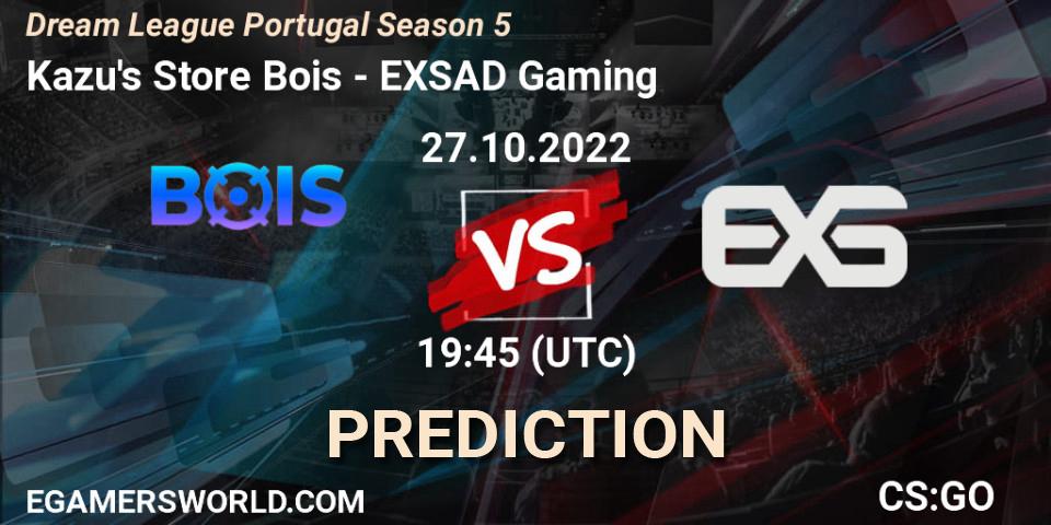 Kazu's Store Bois - EXSAD Gaming: Maç tahminleri. 03.11.22, CS2 (CS:GO), Dream League Portugal Season 5