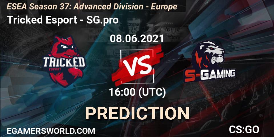 Tricked Esport - SG.pro: Maç tahminleri. 08.06.2021 at 16:00, Counter-Strike (CS2), ESEA Season 37: Advanced Division - Europe