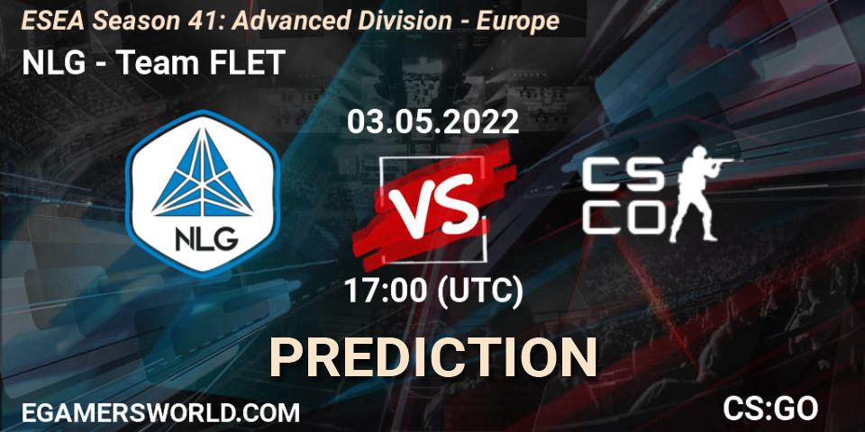 NLG - Team FLET: Maç tahminleri. 03.05.2022 at 17:00, Counter-Strike (CS2), ESEA Season 41: Advanced Division - Europe