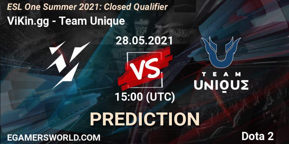 ViKin.gg - Team Unique: Maç tahminleri. 28.05.2021 at 15:00, Dota 2, ESL One Summer 2021: Closed Qualifier