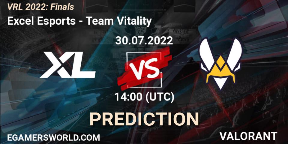 Excel Esports - Team Vitality: Maç tahminleri. 30.07.2022 at 14:00, VALORANT, VRL 2022: Finals
