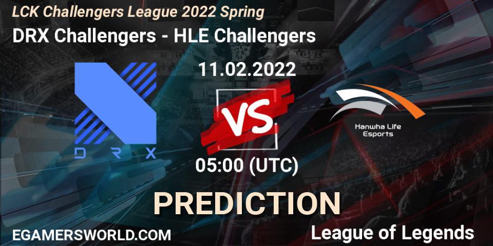 DRX Challengers - HLE Challengers: Maç tahminleri. 11.02.2022 at 05:00, LoL, LCK Challengers League 2022 Spring