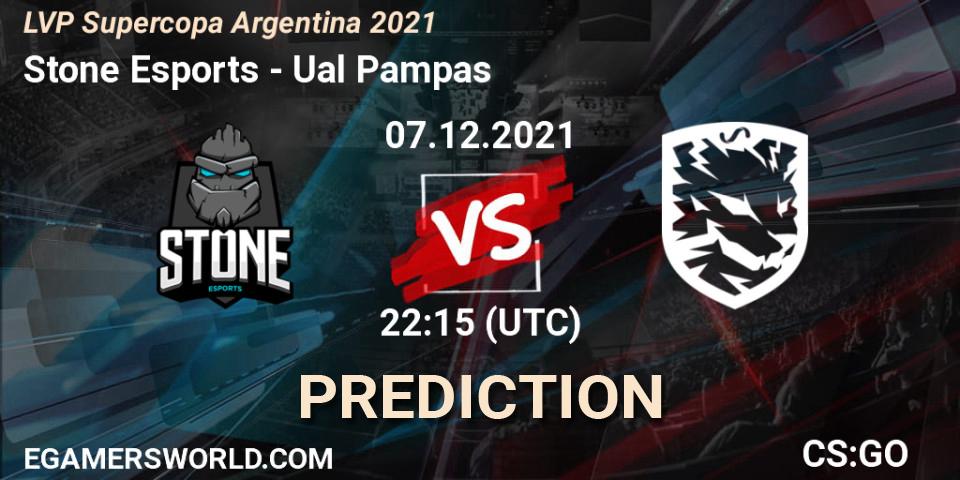 Stone Esports - Ualá Pampas: Maç tahminleri. 07.12.2021 at 22:15, Counter-Strike (CS2), LVP Supercopa Argentina 2021