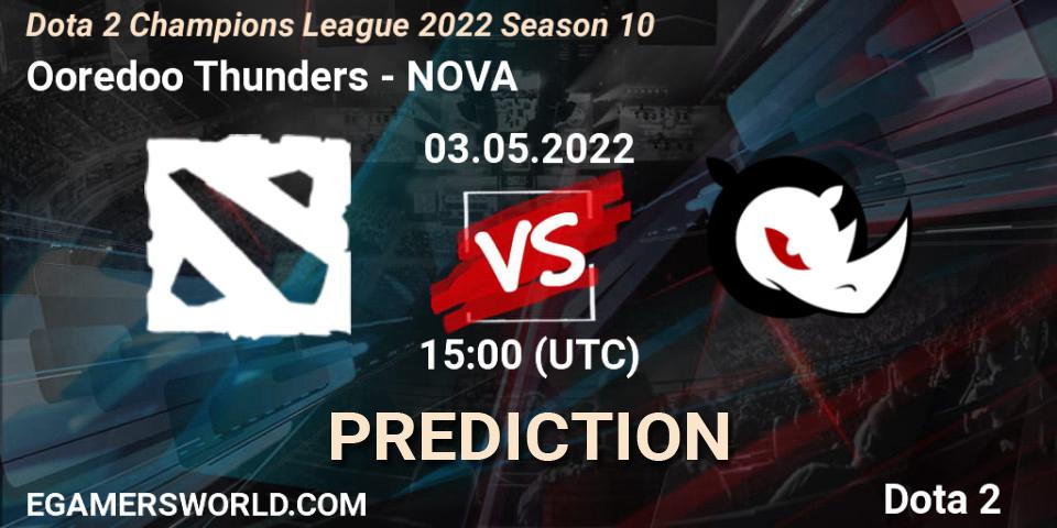 Ooredoo Thunders - NOVA: Maç tahminleri. 03.05.2022 at 15:03, Dota 2, Dota 2 Champions League 2022 Season 10 