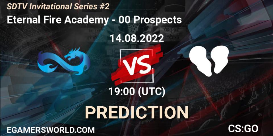 Eternal Fire Academy - 00 Prospects: Maç tahminleri. 14.08.2022 at 19:00, Counter-Strike (CS2), SDTV Invitational Series #2