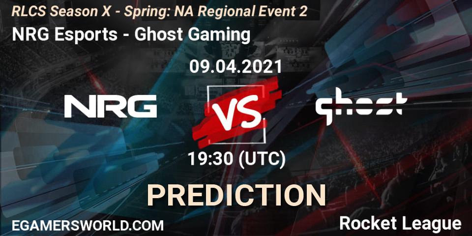 NRG Esports - Ghost Gaming: Maç tahminleri. 09.04.2021 at 19:30, Rocket League, RLCS Season X - Spring: NA Regional Event 2