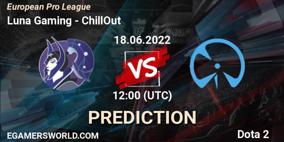 Luna Gaming - ChillOut: Maç tahminleri. 18.06.2022 at 12:06, Dota 2, European Pro League