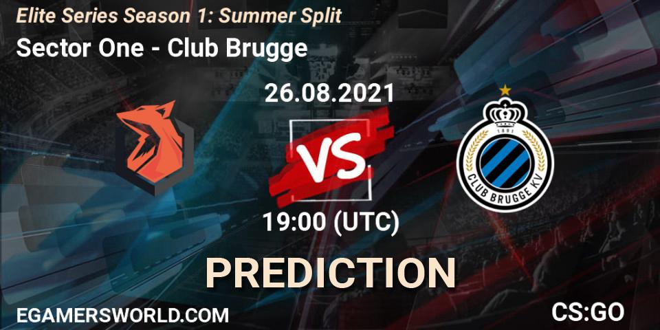 Sector One - Club Brugge: Maç tahminleri. 26.08.2021 at 19:00, Counter-Strike (CS2), Elite Series Season 1: Summer Split
