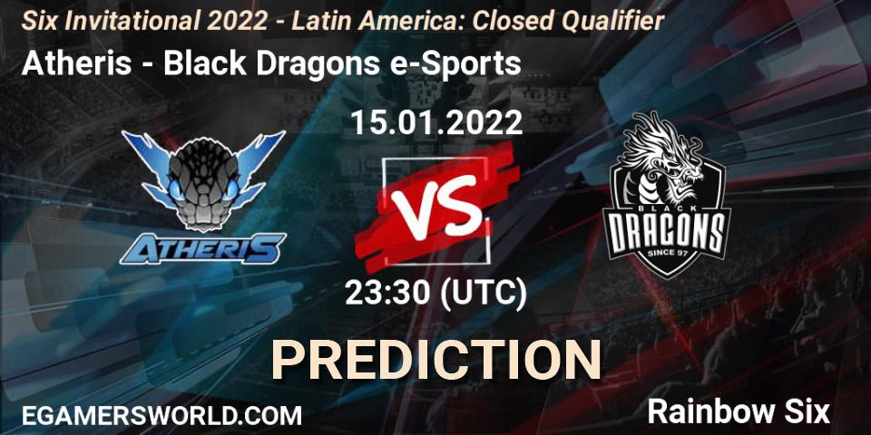 Atheris - Black Dragons e-Sports: Maç tahminleri. 15.01.2022 at 23:30, Rainbow Six, Six Invitational 2022 - Latin America: Closed Qualifier
