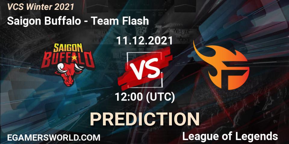 Saigon Buffalo - Team Flash: Maç tahminleri. 11.12.2021 at 12:00, LoL, VCS Winter 2021