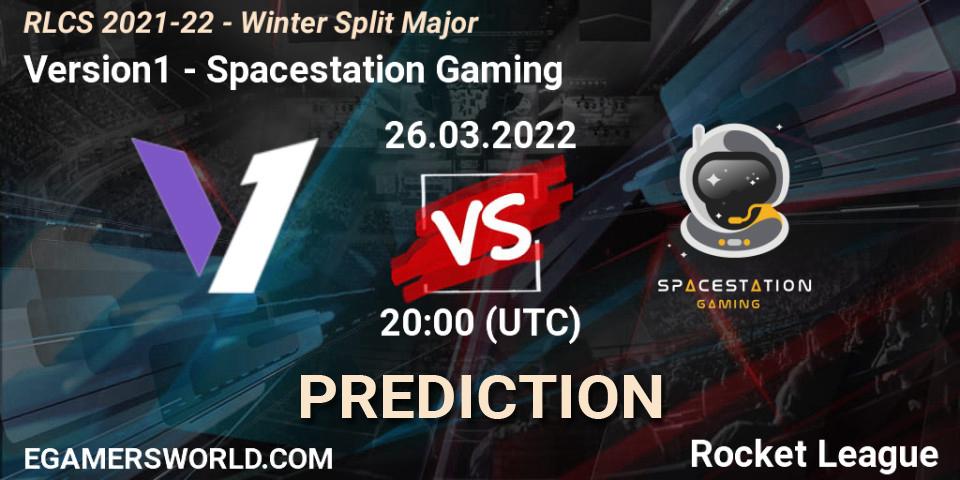 Version1 - Spacestation Gaming: Maç tahminleri. 26.03.22, Rocket League, RLCS 2021-22 - Winter Split Major